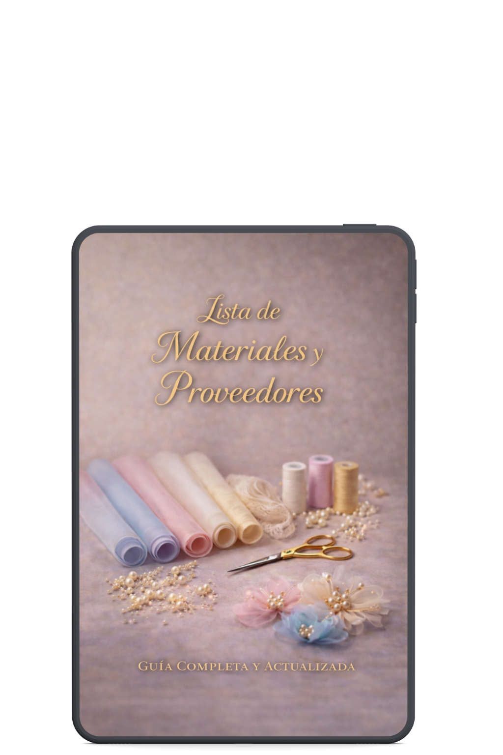 Lista de materiales y proveedores