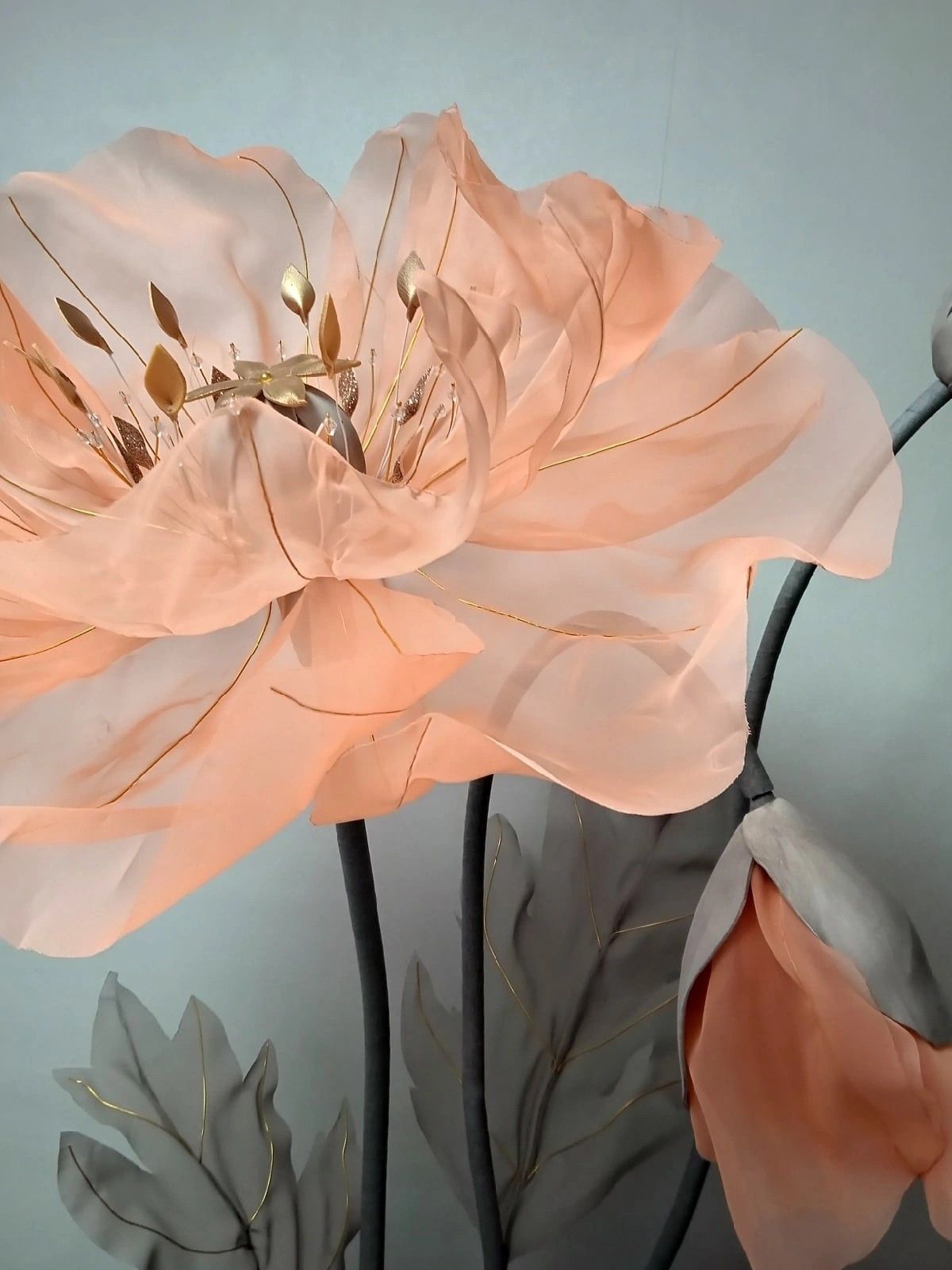 Piezas de organza listas para vender